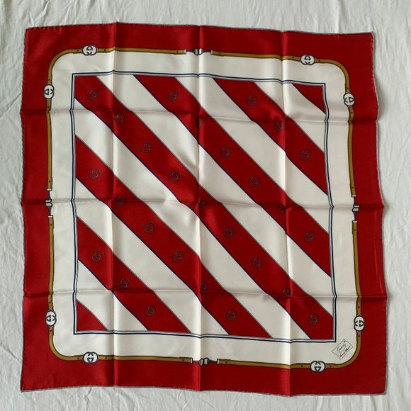 Gucci Vintage Silk Scarf with Original Packaging - Picture 1 of 11
